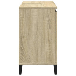 Berkfield Bathroom Cabinet Sonoma Oak 65X33X60 Cm Engineered Wood - thumbnail 5