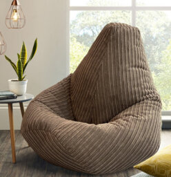 Beautiful Beanbags Xxl Mega Highback Jumbo Cord Beanbag - thumbnail 1