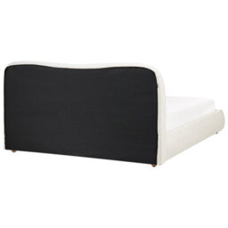 Beliani Ottoman Bed Fabric Blagnac 160 X 200 Cm (Eu King Size) Off-White - thumbnail 7
