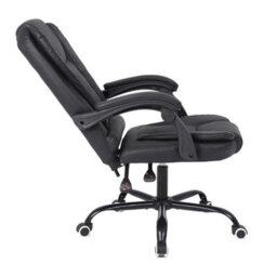 Black Executive Office Chair Swivel Recliner Computer Desk Gaming Chair - thumbnail 4