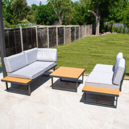 BPS Access Solutions The Callington Steel Sofa Set With Table - thumbnail 6