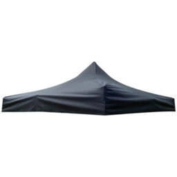 Woodside Replacement Gazebo Roof For 3Mx3M Frame, Heavy Duty, Waterproof, Black - thumbnail 1