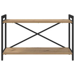 Berkfield Modern Bookcase Artisan Oak 80 X 30 X 48.5 Cm Engineered Wood - thumbnail 5