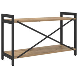 Berkfield Modern Bookcase Artisan Oak 80 X 30 X 48.5 Cm Engineered Wood - thumbnail 7