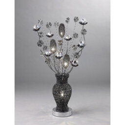 Luminosa Lighting Luminosa (Dh) Nevada Table Lamp 4 Light G4 Black/crystal, Not Led/cfl Compatible - thumbnail 2