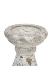 Small Stone Ceramic Candle Holder Minimalist Modern Decor - thumbnail 2