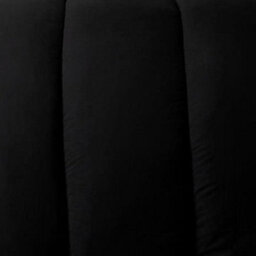 Ohs Soft Coverless 10.5 Tog Duvet Set Pillowcase Quilted Cover, Jet Black - Double - thumbnail 4