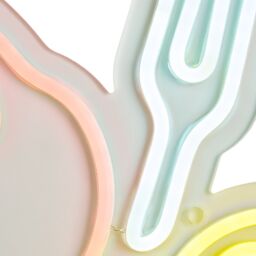 Glow Neon Bbq Multicolour Plug-In Led Wall Light - thumbnail 4