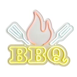 Glow Neon Bbq Multicolour Plug-In Led Wall Light - thumbnail 2