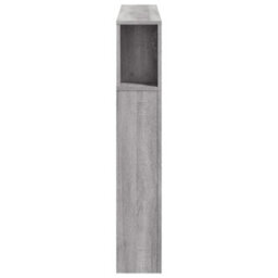 Berkfield Led Headboard Grey Sonoma 120X18.5X103.5 Cm Engineered Wood - thumbnail 7