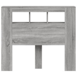 Berkfield Led Headboard Grey Sonoma 120X18.5X103.5 Cm Engineered Wood - thumbnail 6