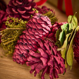 Dibor Cinnamon Pinecone 36Cm Christmas Wreath And 1.05M Garland For Front Door Décor - thumbnail 5