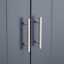 Gfw Kendal 2 Door 1 Drawer Wardrobe Slate Blue - thumbnail 7