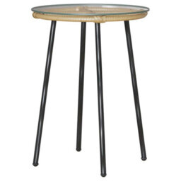 Berkfield Modern Garden Dining Set 3 Pcs Brown, Black, Cream 35 X 35 X 45 Cm - thumbnail 7