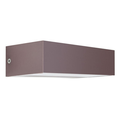Luminosa Lighting Luminosa Ara Outdoor Wall Down Lamp Brown Led 9.3W 4000K Ip65 On-Off - image 1