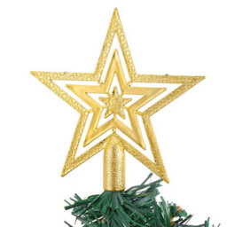 Living And Home Mini Desktop Christmas Tree With Fairy Lights, 10Cm Dia X 57Cm H - thumbnail 7