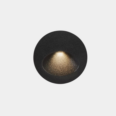 Luminosa Lighting Luminosa Bat Outdoor Led Recessed Wall Light Round Urban Grey Ip65 2.2W 4000K - image 1