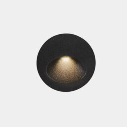 Luminosa Lighting Luminosa Bat Outdoor Led Recessed Wall Light Round Urban Grey Ip65 2.2W 4000K - thumbnail 1