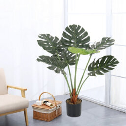 Darphe 85 Cm Artificial Tropical Monstera Plant In A Pot (Fake Plant) - thumbnail 2