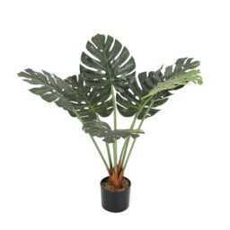 Darphe 85 Cm Artificial Tropical Monstera Plant In A Pot (Fake Plant) - thumbnail 4
