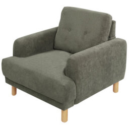 Beliani Armchair Tuve Corduroy Dark Green - thumbnail 8