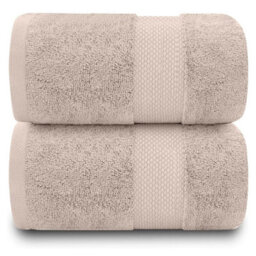 Gc Gaveno Cavailia 2Pk Miami Bath Towel 70X125 Mocha 700 Gsm Quick Drying & Super Absorbent Bath Towel Set - thumbnail 1