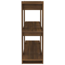 Berkfield Book Cabinet/room Divider Brown Oak 100X30X87 Cm - thumbnail 4