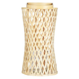 Beliani Lantern Mactan Bamboo 38 Cm Natural - thumbnail 4