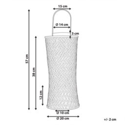Beliani Lantern Mactan Bamboo 38 Cm Natural - thumbnail 3
