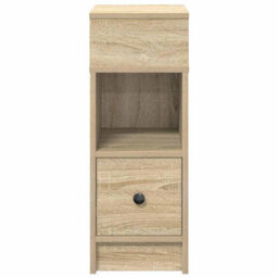 Walplus Bedside Cabinet With Drawer Sonoma Oak 25X31X66 Cm - thumbnail 4