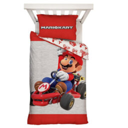 Mario Kart Reversible Duvet Set Multicoloured (Single) - thumbnail 6