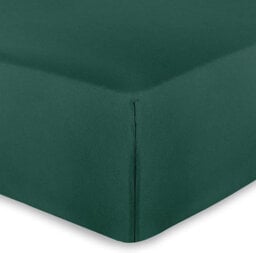 Ameha Plain Fitted Sheet 25Cm Deep Pocket- Breathable Wrinkle Resistant Microfiber Bed Sheet Emerald Green King (152X200Cm) - thumbnail 9