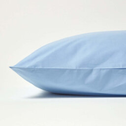 Homescapes Blue Continental Egyptian Cotton Pillowcase 200 Tc, 60 X 60 Cm - thumbnail 2