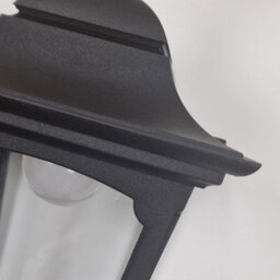 Luminosa Lighting Elstead Chapel Mini Outdoor Pendant Ceiling Light, Black Ip44 - thumbnail 3