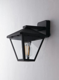 Luminosa Lighting Luminosa Prisma Outdoor Down Wall Lanterns Anthracite, Ip44 19.1X21.8X16Cm - thumbnail 3