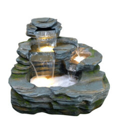 Outdoor Living UK Aqua Creations Erin Sphere Fountain Mains Plugin Powered Water Feature With Protective Cover - thumbnail 3