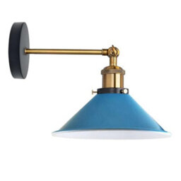 Ledsone Industrial Metal Wall Lights Indoor Wall Sconce Lighting Wall Lamp Fixture Green Brass Without Bulb