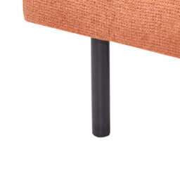 Beliani Ottoman Vinterbro Chenille Golden Brown - thumbnail 5