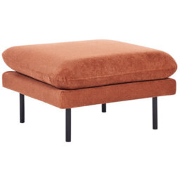 Beliani Ottoman Vinterbro Chenille Golden Brown - thumbnail 1