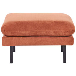 Beliani Ottoman Vinterbro Chenille Golden Brown - thumbnail 4