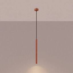 Sollux Lighting Arche Steel Red Ochre 1 Lights Modern Pendant Lamps - thumbnail 3