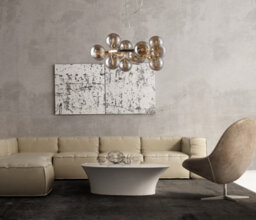 Luminosa Lighting Luminosa Marbelio Modern 15 Light Globe Pendant Ceiling Light, G9 - thumbnail 3