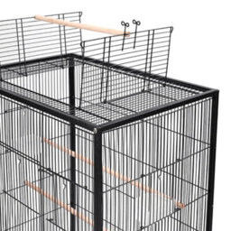 Thehotsale Open Play Top Metal Pet Bird Cage With Casters 45Cm W X 63.5Cm D X 94Cm H - thumbnail 2