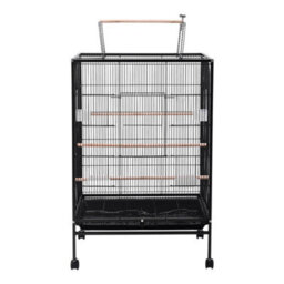 Thehotsale Open Play Top Metal Pet Bird Cage With Casters 45Cm W X 63.5Cm D X 94Cm H - thumbnail 5