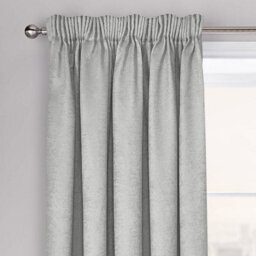 Velosso Westwood Dimout Pencil Pleat Curtains - Silver