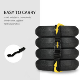 Outsunny Gazebo Weights Set Of 4 With Reinforce Pins, Total 12Kg - thumbnail 6