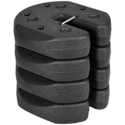 Outsunny Gazebo Weights Set Of 4 With Reinforce Pins, Total 12Kg - thumbnail 2