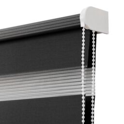 GoodHome Elin Corded Black Day & Night Roller Blind (W)120Cm (L)180Cm - thumbnail 5