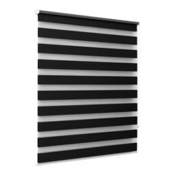 GoodHome Elin Corded Black Day & Night Roller Blind (W)120Cm (L)180Cm - thumbnail 3