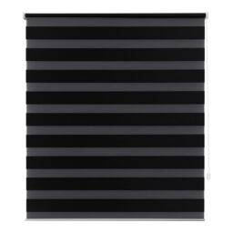 GoodHome Elin Corded Black Day & Night Roller Blind (W)120Cm (L)180Cm - thumbnail 2